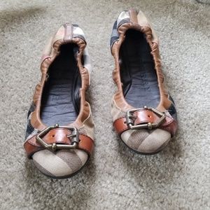 Burberry Novacheck ballerina flats